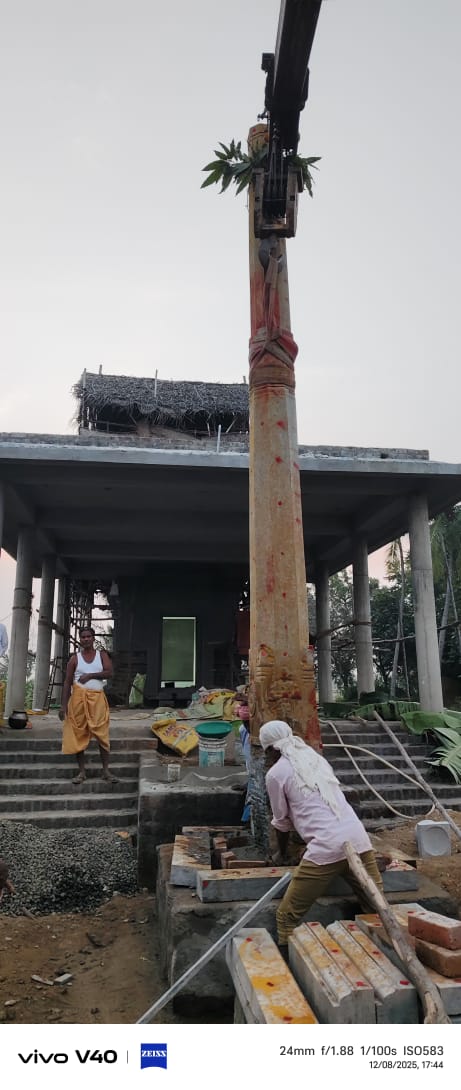 New temple construction — Mambakkam, April 2026