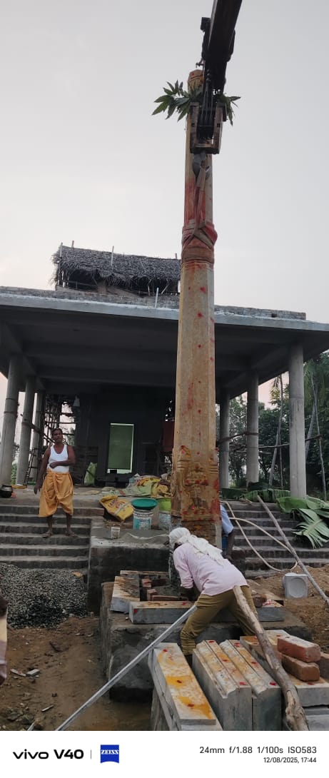 New temple construction — Mambakkam, April 2026