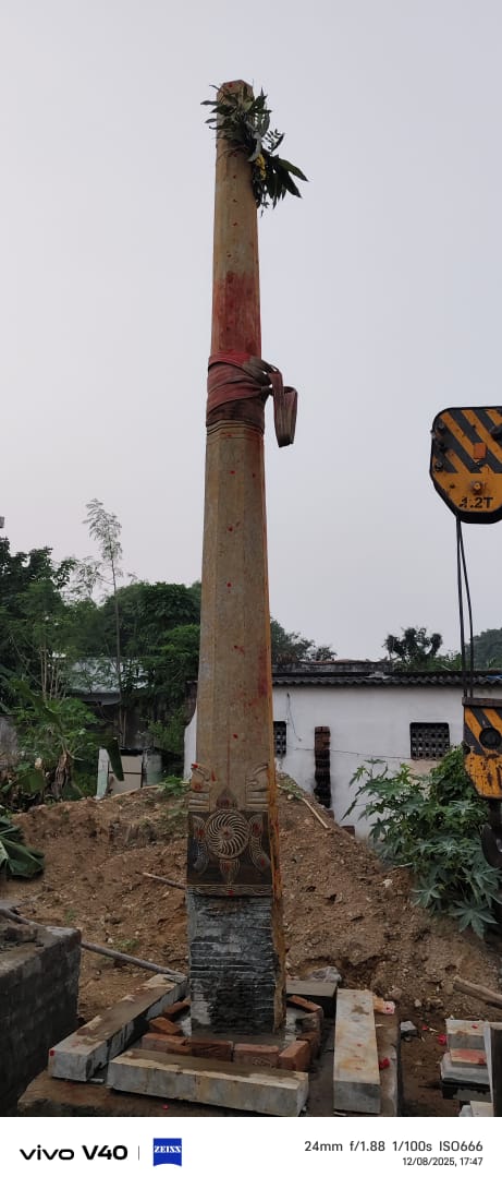New temple construction — Mambakkam, April 2026